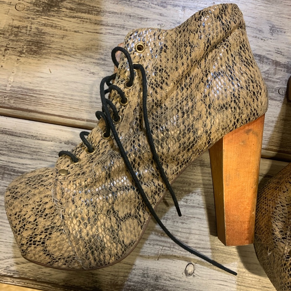 Jeffery Campbell Python Snake Litas - image 1